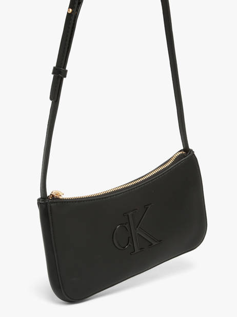 Sac Bandoulière Bold Monogram Calvin klein jeans Noir bold monogram 4F1125G vue secondaire 1