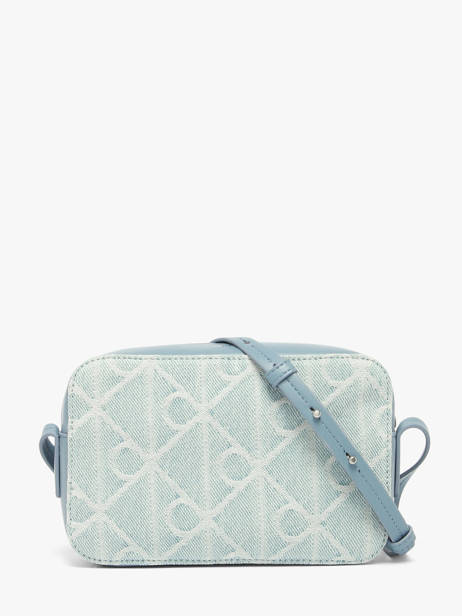 Shoulder Bag Emblem Denim Cotton Calvin klein jeans Blue emblem denim 4F3430G other view 3
