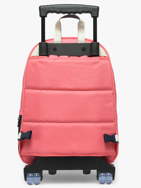 2-compartment Wheeled Schoolbag Tann's Pink les fantaisies f 73213 other view 4