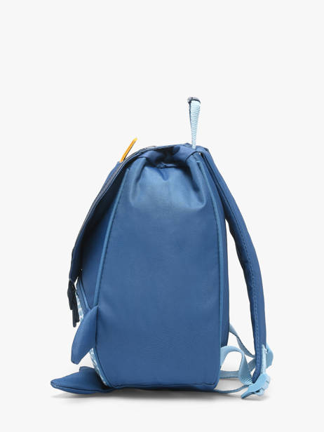 Mini Backpack Tann's Blue ecole des tann's 64511 other view 1