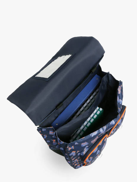 Cartable à Roulettes 2 Compartiments Tann's Bleu les fantaisies g 43155 vue secondaire 2