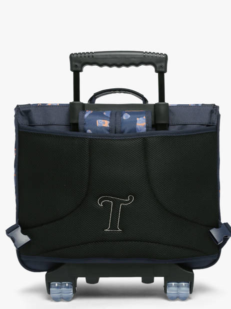 Cartable à Roulettes 2 Compartiments Tann's Bleu les fantaisies g 43155 vue secondaire 4