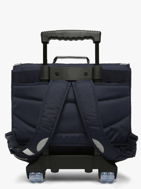 Cartable à Roulettes 2 Compartiments Tann's Bleu les fantaisies f 43268 vue secondaire 3