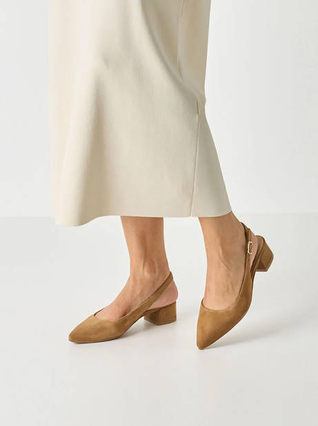 Escarpins En Cuir Tamaris Marron women 42 vue secondaire 1