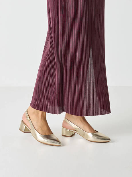 Escarpins En Cuir Tamaris Or women 42 vue secondaire 1