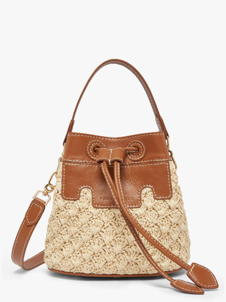Sac Bandoulière Raphia Paul marius Beige raphia CAPUXRAP