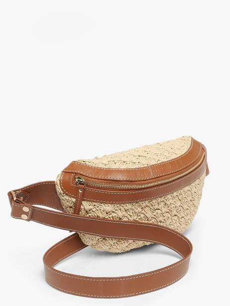 Sac Banane Paul marius Beige raphia BANANRAP vue secondaire 1