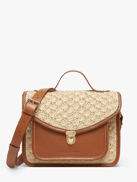 Crossbody Bag Raphia Paul marius Beige raphia GEORGRAP