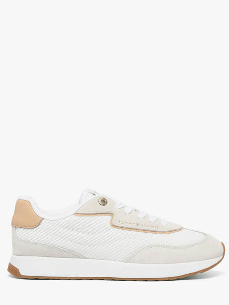 Sneakers In Leather Tommy hilfiger White women 94100F6