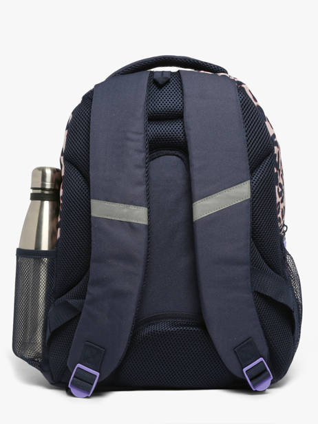 Sac à Dos 2 Compartiments Milky kiss Beige leopard luxe 1361 vue secondaire 4