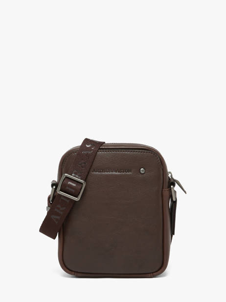Sac Bandoulière Arthur & aston Marron danny 5