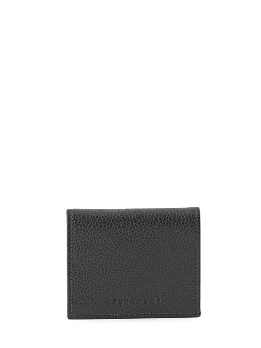 Longchamp Le foulonné Porte-monnaie Noir