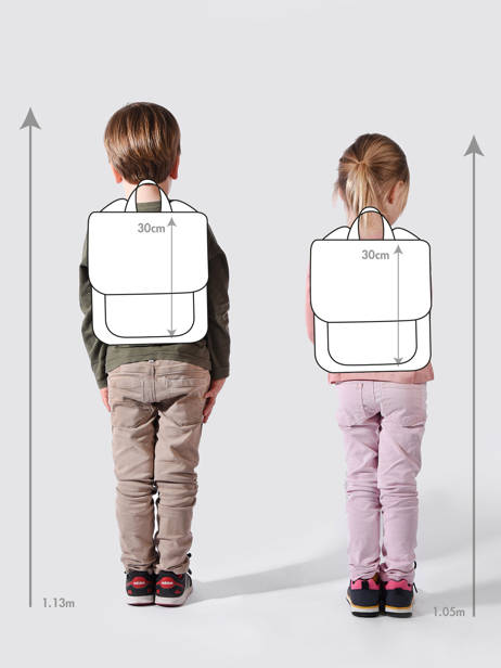 Backpack Affenzahn Blue large friends FAL1 other view 1